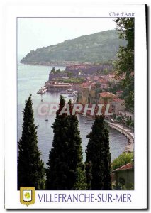 Postcard Modern d'Azur Villefranche sur mer Riviera