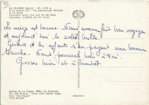 CPM LA PLAGNE Vue Panoramique Aerienne et les Pistes (1194168)