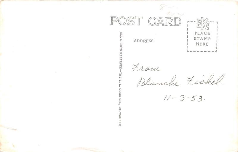 C1/ Atlantic Iowa Ia Real Photo RPPC Postcard c40s U.S. Post Office Building 