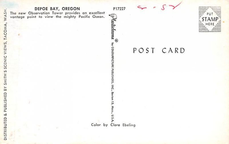 Observation Tower Depoe Bay, Oregon OR