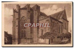 Postcard Old St Yrieix Haute Vienne Bedside of the Church