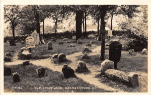 J66/ Harrodsburg Kentucky RPPC Postcard c40-50s Old Grave Yard Cemetery 140