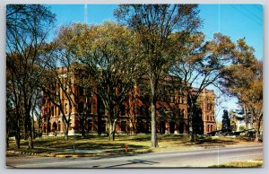 Geneva Illinois~Kane County Court House Street View~PM 1967~Vintage Postcard