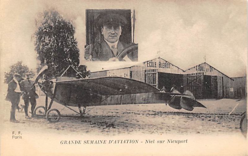 Grande Semaine D'aviation Niel sur Nieuport Zeppelin Unused 