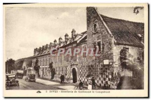 Old Postcard Dives William the Conqueror Hostellerie Automotive