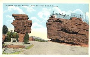 Balanced Rock and Steamboat Rock - Mushroom Park CO, Colorado - WB