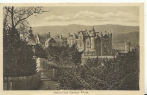 Scotland Postcard - Abbotsford Garden Front - Roxburghshire - Ref TZ1402