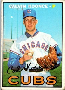 1967 Topps Baseball Card Calvin Koonce Chicago Cubs sk2197