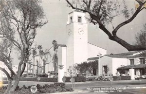 Los Angeles California New Union Passenger Station Real Photo Postcard AA15273