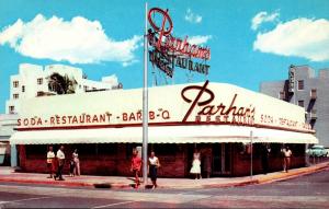 Florida Miami Beach Parham's Restaurant 73rd and Collins Avenue