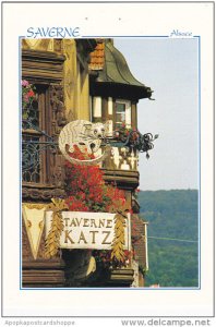 France Saverne L'enseigne de la Taverne Katz