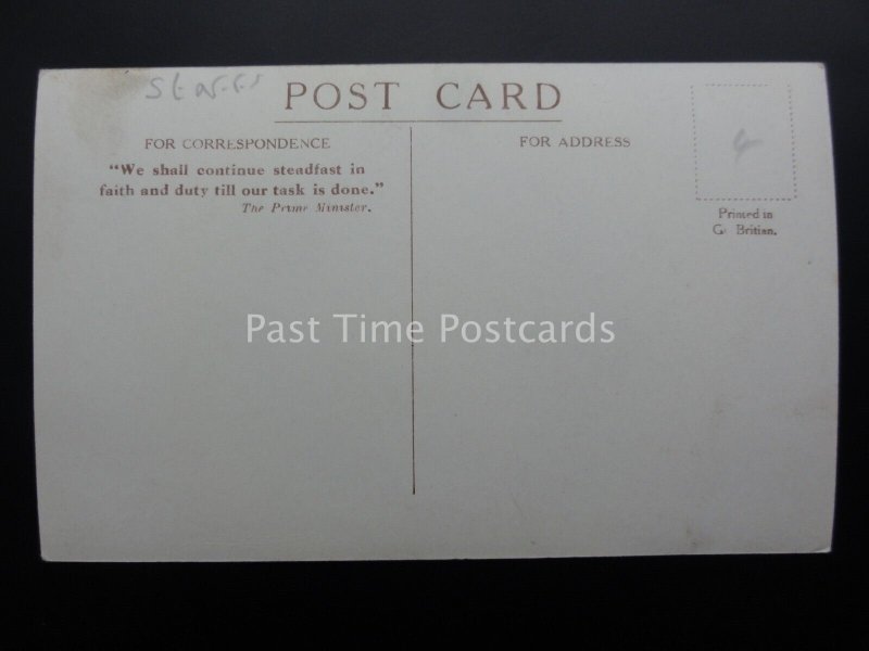 Staffordshire LICHFIELD Cathedral from the North West - Old RP Postcard 22930