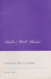 Sadlers Wells Opera Wagner The Flying Dutchman 1950s Theatre Concert Programme