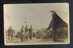 1919 Mint RPPC Postcard US Army Troops in Siberia Russia