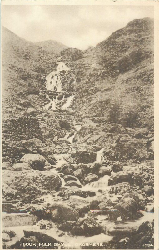 Postcard England Sour Milk Ghyll Grasmere