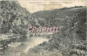 Old Postcard Gargilesse (Indre) surroundings Gargilesse Gorges of Couvielles