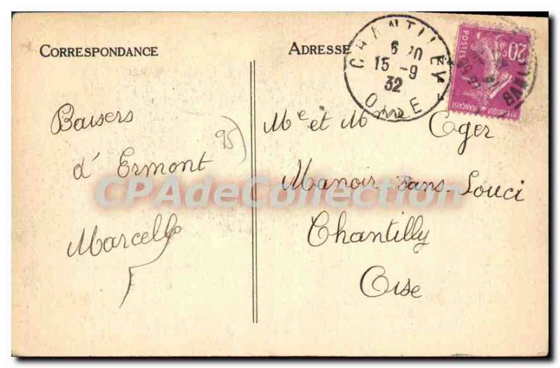 Postcard Old Church Ermont