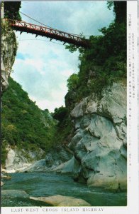 Japan East West Cross Island Highway Vintage Postcard C218