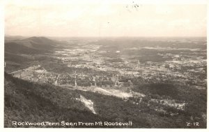 Vintage Postcard 1951 Seen From Mountain Roosevelt Rockwood Tennessee TN RPPC