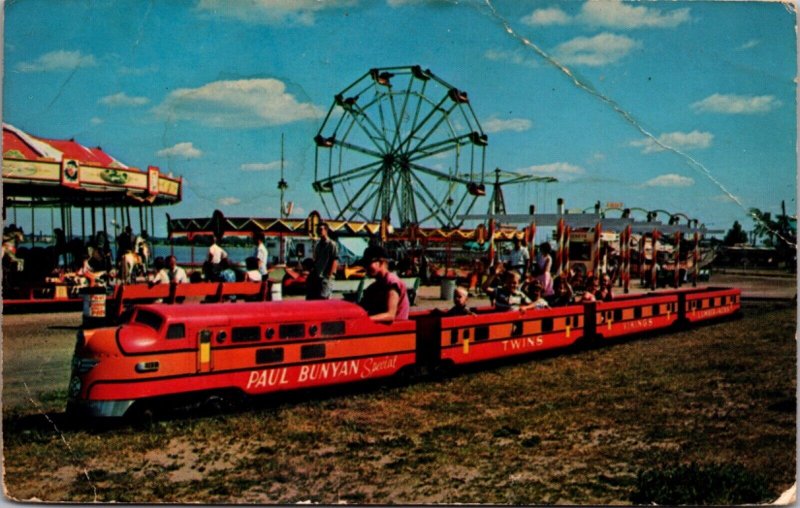 Postcard Paul Bunyan Amusement Park in Bemidji, Minnesota