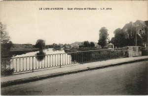 CPA LE LION-D'ANGERS Quai d'Anjou et l'oudon (979066)