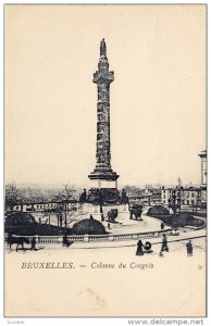 Colonne Du Congres, BRUXELLES, Belgium, 1900-1910s