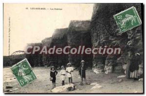 Postcard Old Luc Sur Mer Cliffs