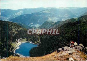 Modern Postcard The High Vosges Schiessrothried and Schnepfenried seen Hohneck
