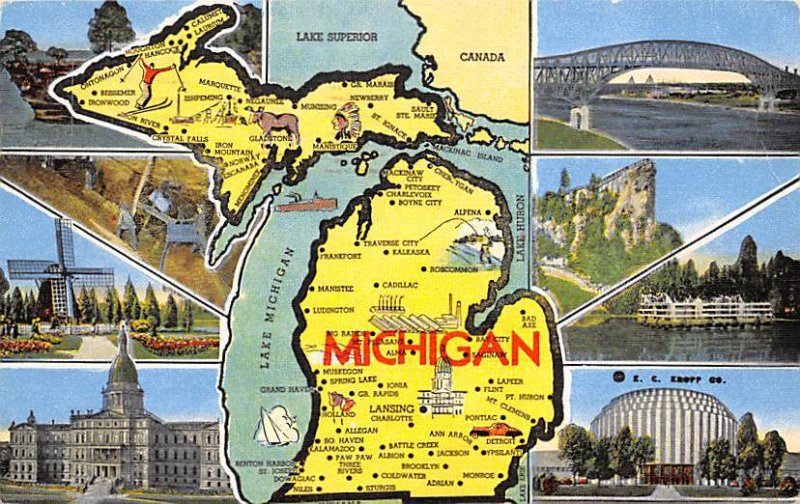 Michigan USA 1952 