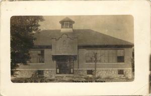 c1910 Real Photo Postcard; District No.3 School Building, Pulaski Richland NY