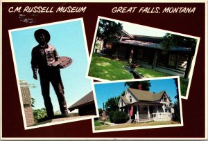 Charles M Russell Museum Great Falls Montana Postcard