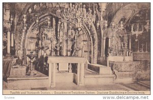 Twelfth And Thirteenth Station, Douzieme Et Treizieme Station, JERUSALEM, Isr...