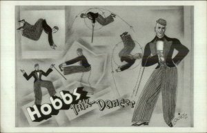 Vaudeville or Circus Sideshow Hobbs Trik Trick Dancer Vintage Postcard