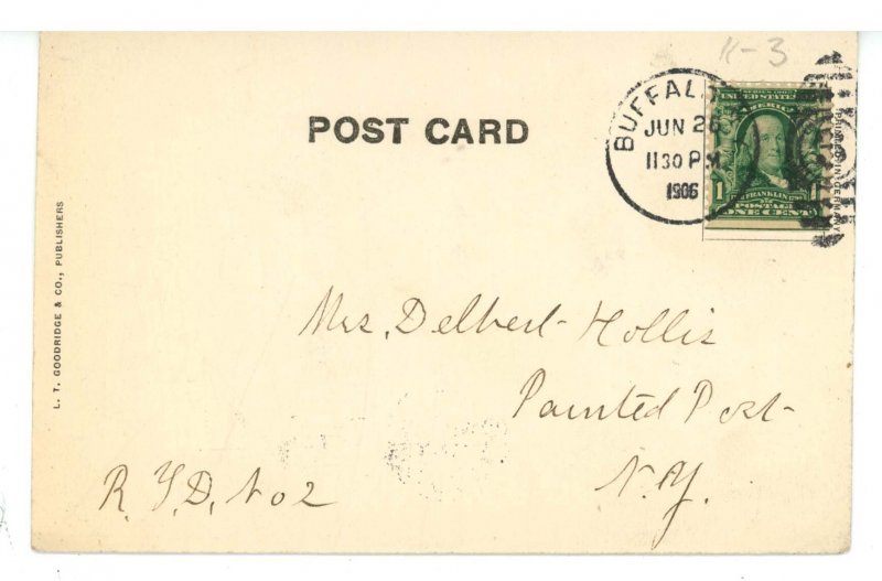 NY - Corning. Steuben County Courthouse ca 1906