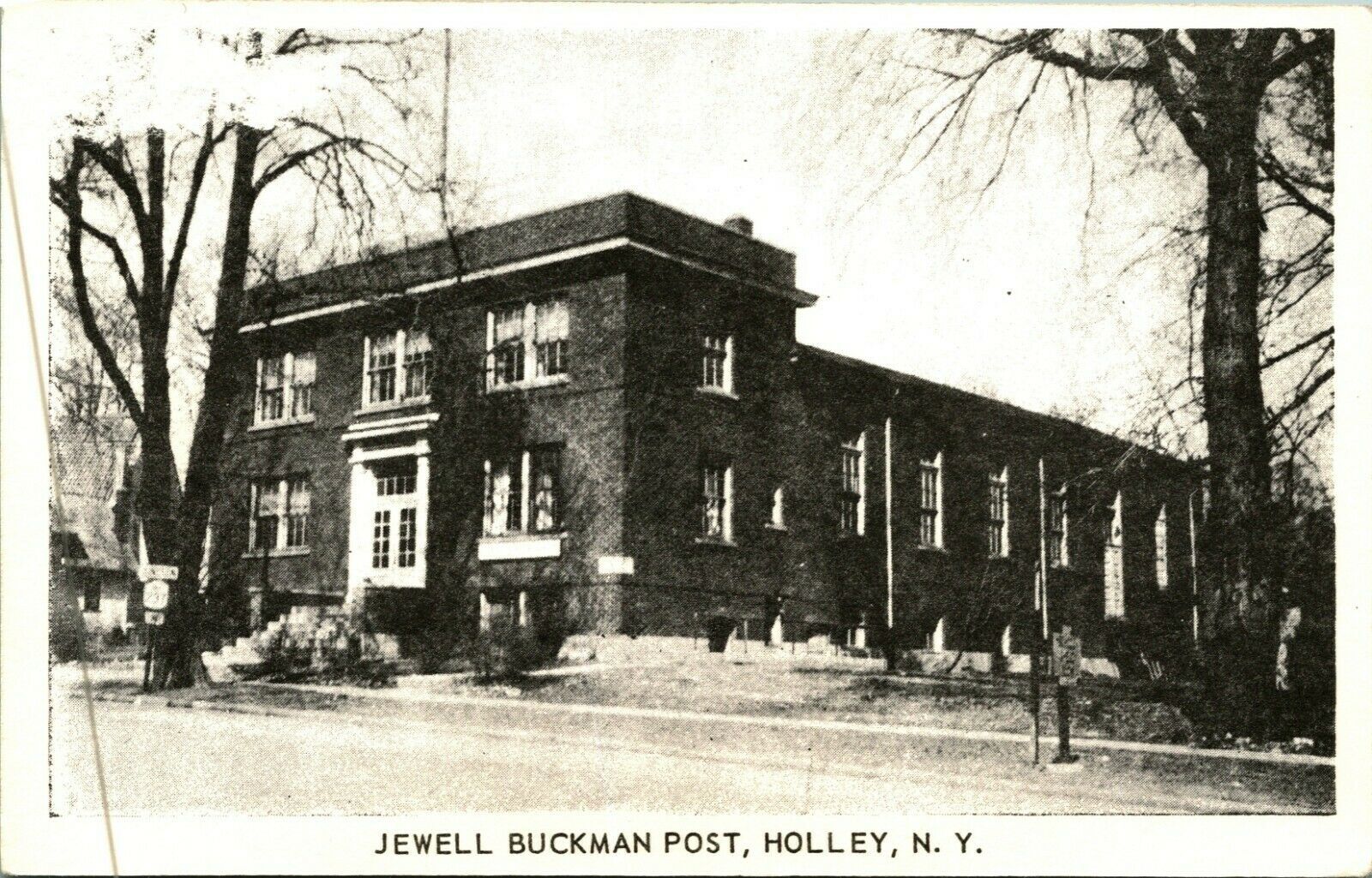 Jewell Buckman Post Holley New York NY UNP 1985 Postcard B5 United