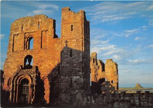 uk46132 lindisfarne priory and church northumberland uk