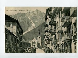 3133278 FRANCE CHAMONIX Climbing Church Vintage postcard