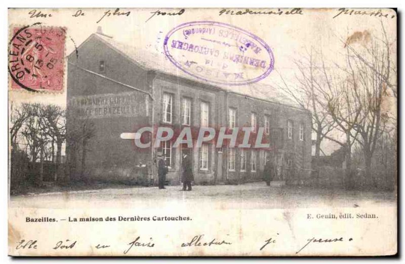Old Postcard Bazeilles The House of Cartridges Latest Army