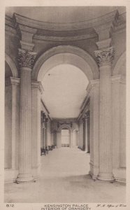 Kensington Palace London Interior Of Orangery Antique Postcard