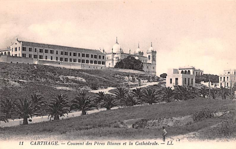 Couvent des Pere Blanes et la Cathedral Carthage Africa, Afrika Unused 