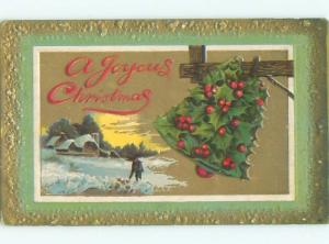 Divided-Back CHRISTMAS SCENE Great Postcard W8798
