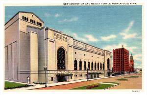 Minnesota Minneapolis , Wesley  Temple and new Auditorium