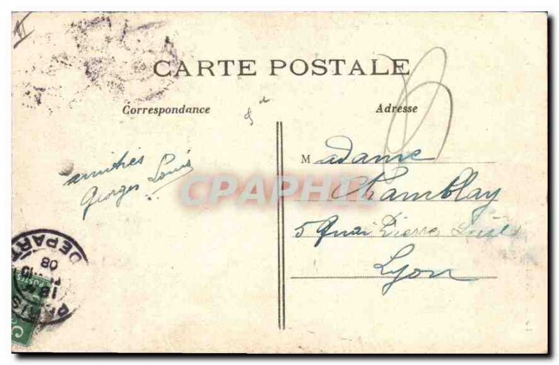 Postcard Old Church Paris Saint Eugene