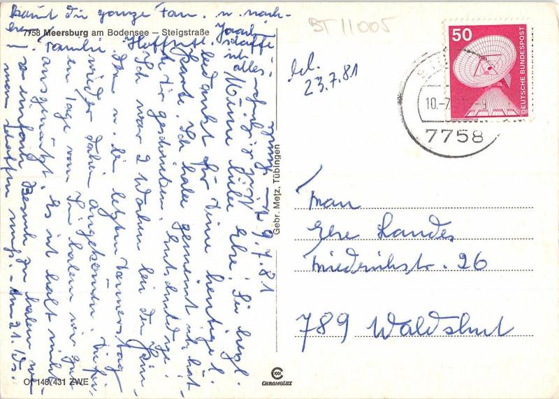 BT11005 Meersburg am bodensee steigstrasse       Germany