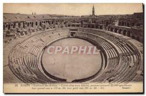 Postcard Old Nimes Arenes Interior of Built under Hadrian