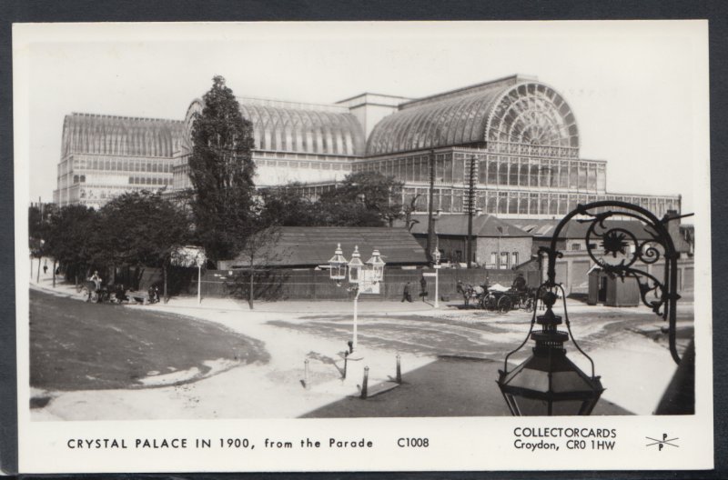 London Postcard - Crystal Palace in 1900, From The Parade   HM114