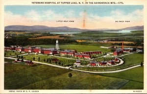 New York Tupper Lake Veterans Hospital Curteich