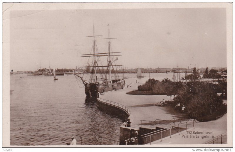 RP, Sailboats, Parti Fra Langelinie, KOBENHAVN, Denmark, PU-1911