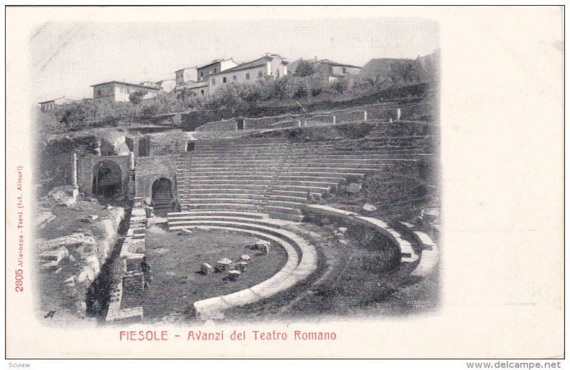 Fiesole, Avanci Del Teatro Romano, ROME, Lazio, Italy, 00-10's