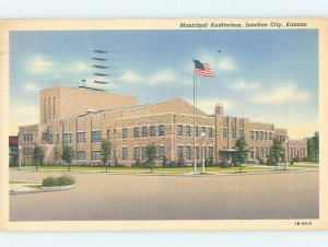 Linen AUDITORIUM SCENE Junction City - Near Manhattan Kansas KS G2872